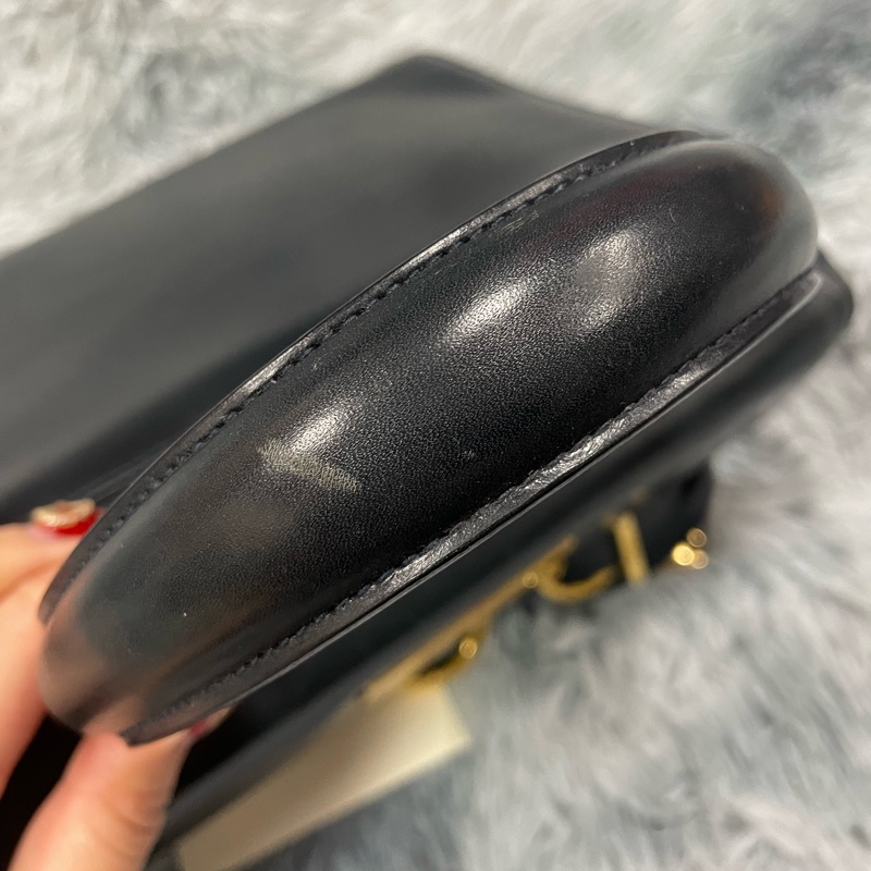 Ferragamo Museum Bag 黑金馬蹄扣手提/肩背包（愛馬仕平替）-20