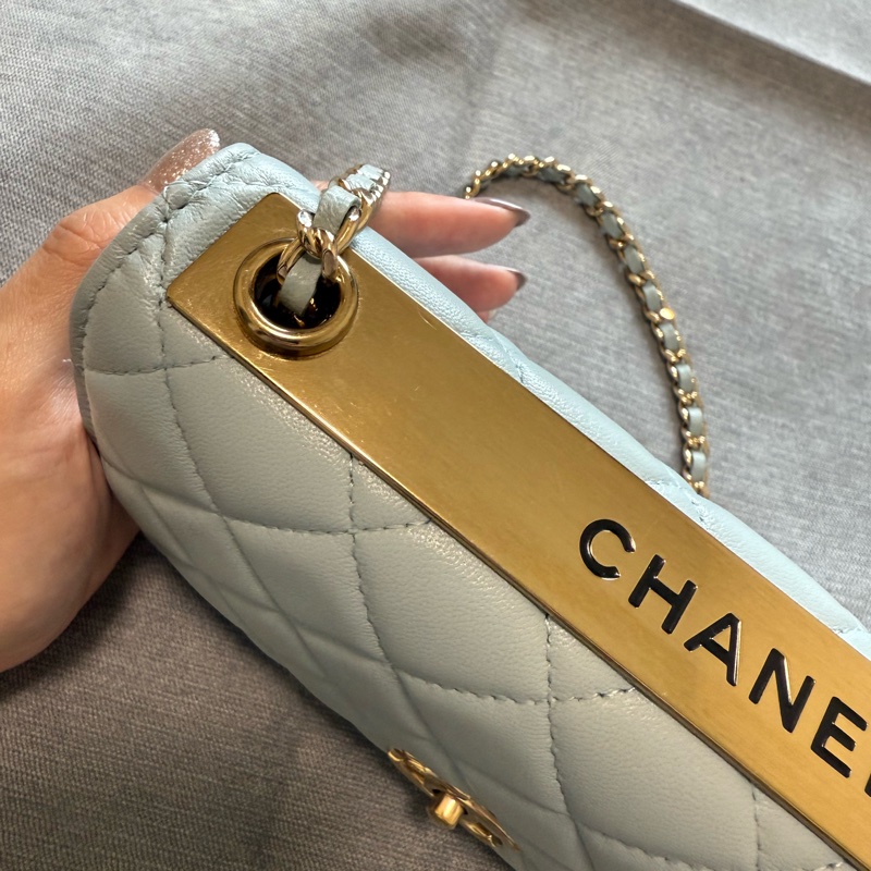 Chanel Trendy CC Woc 霧霾藍 有購證（影本）-9