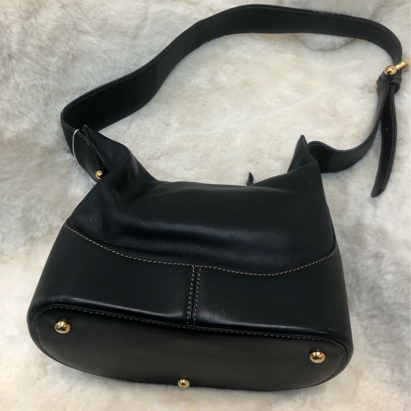 Loewe 黑色小拳師 Hobo 單肩袋 XC293-1