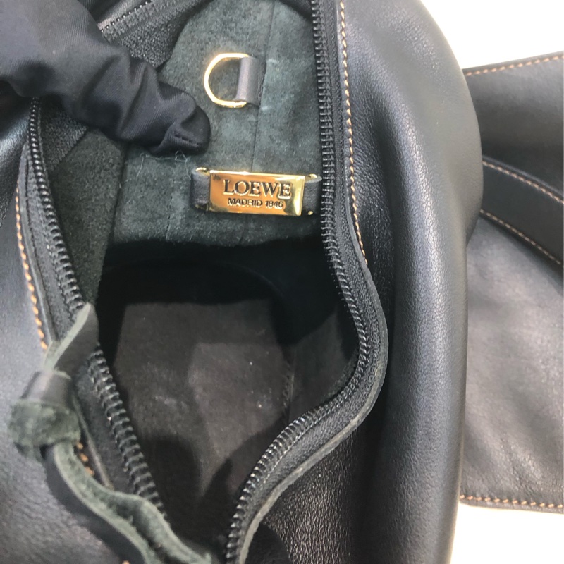 Loewe 黑色小拳師 Hobo 單肩袋 XC293-12