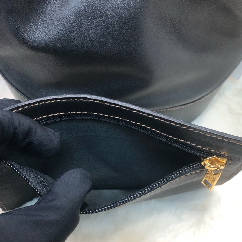 Loewe 黑色小拳師 Hobo 單肩袋 XC293-14
