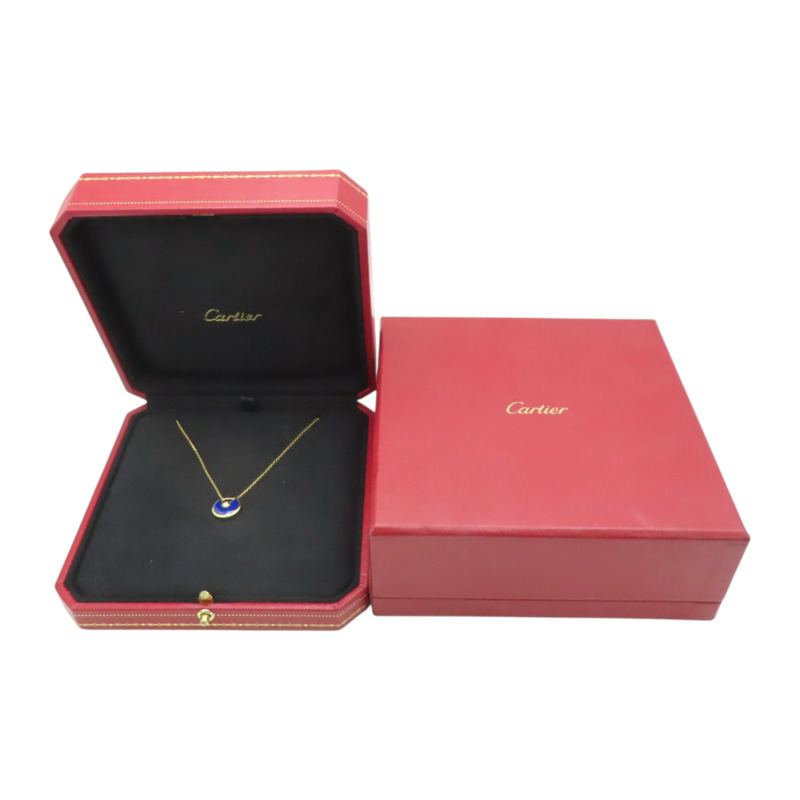 18K黃金 青金石 鑽石 Amulette de Cartier NC 項鍊【Cartier 卡地亞】-8