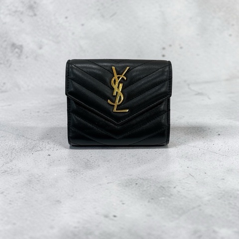 莉亞精品♡YSL 403943 三折短夾 二手