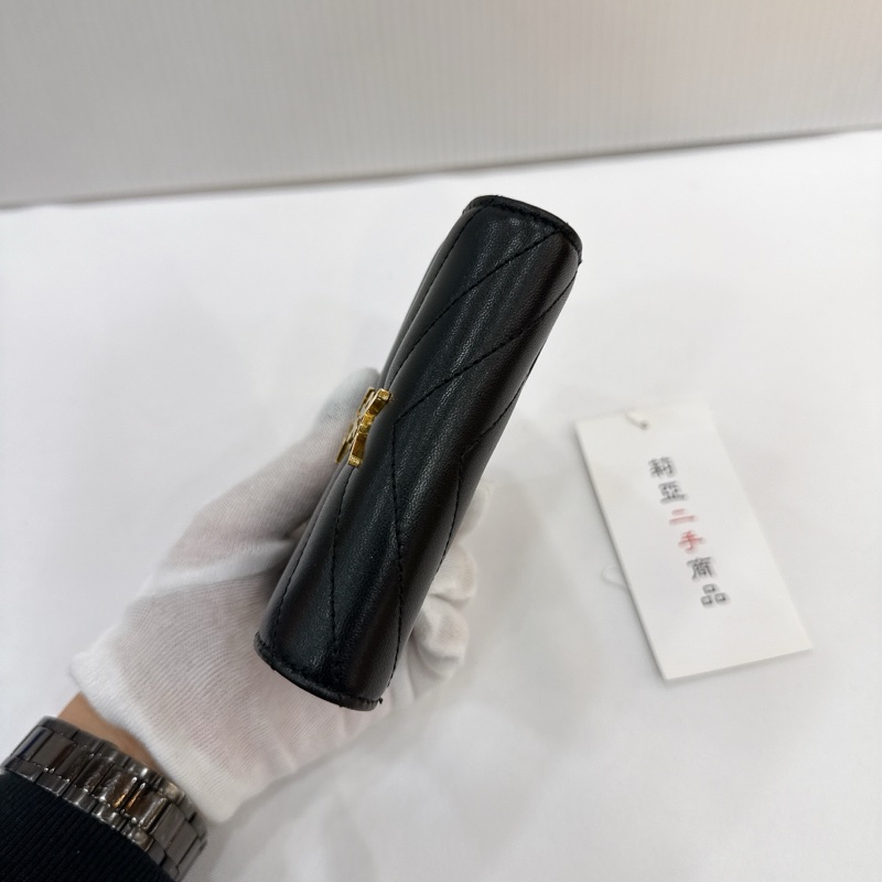 莉亞精品♡YSL 403943 三折短夾 二手-5