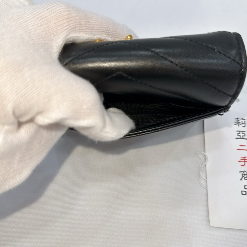 莉亞精品♡YSL 403943 三折短夾 二手-13