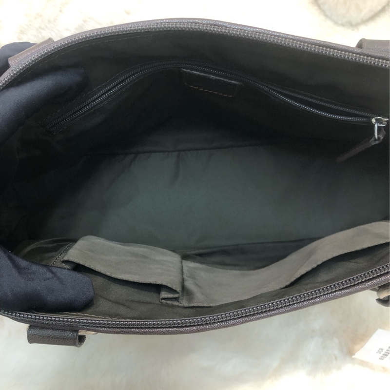 Dior 復古棕啡色 老花上肩袋 XA899-13