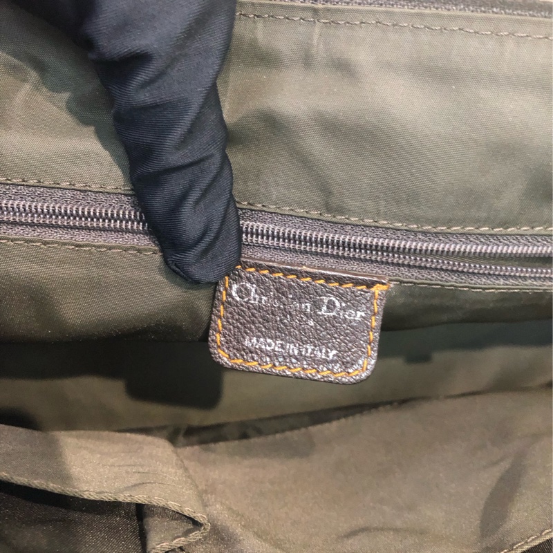 Dior 復古棕啡色 老花上肩袋 XA899-14