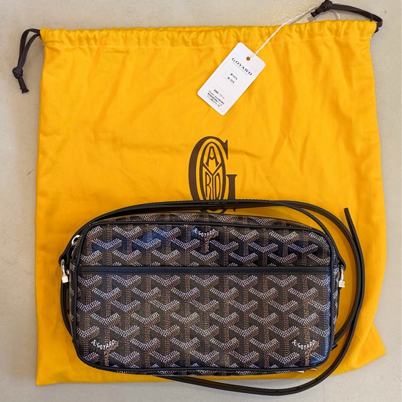 GOYARD CAP-VERT PM BAG 相機包 黑棕配色-0