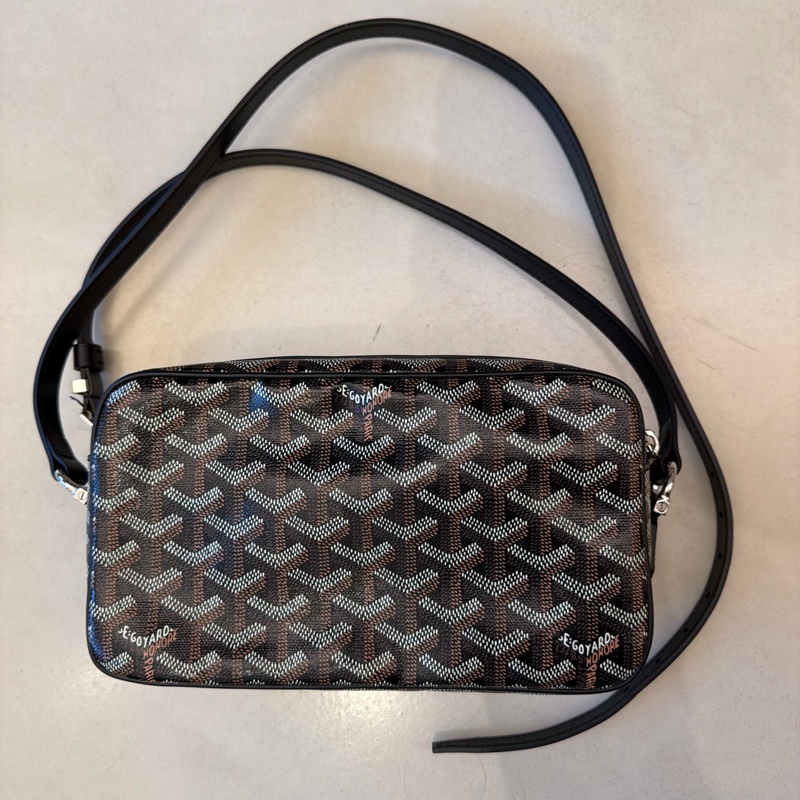 GOYARD CAP-VERT PM BAG 相機包 黑棕配色-1