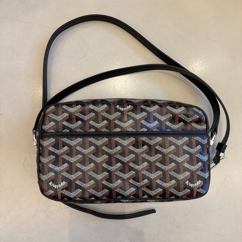 GOYARD CAP-VERT PM BAG 相機包 黑棕配色-5