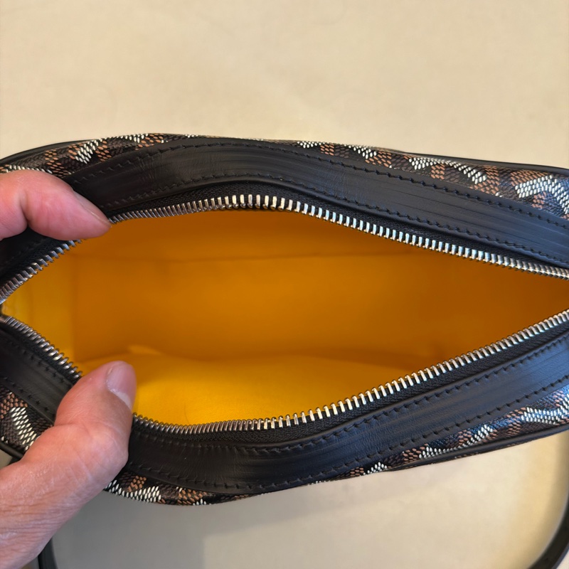 GOYARD CAP-VERT PM BAG 相機包 黑棕配色-8