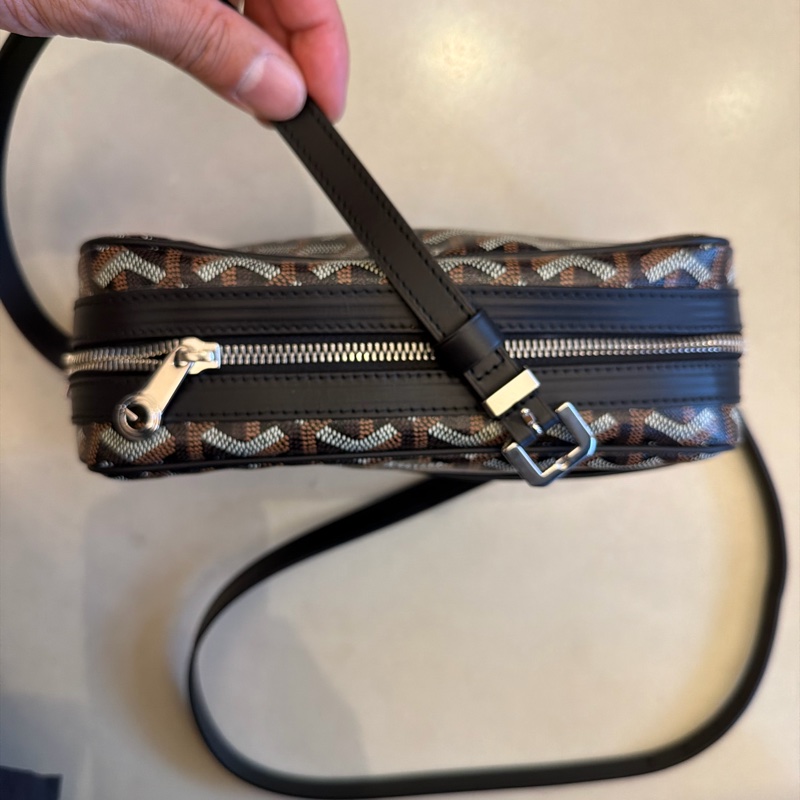 GOYARD CAP-VERT PM BAG 相機包 黑棕配色-9