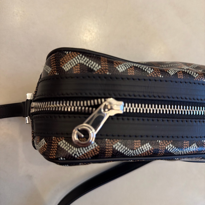 GOYARD CAP-VERT PM BAG 相機包 黑棕配色-10