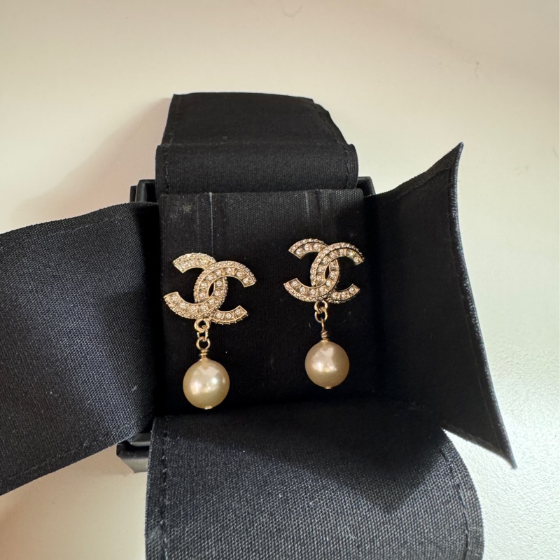 Chanel 珍珠耳環-2