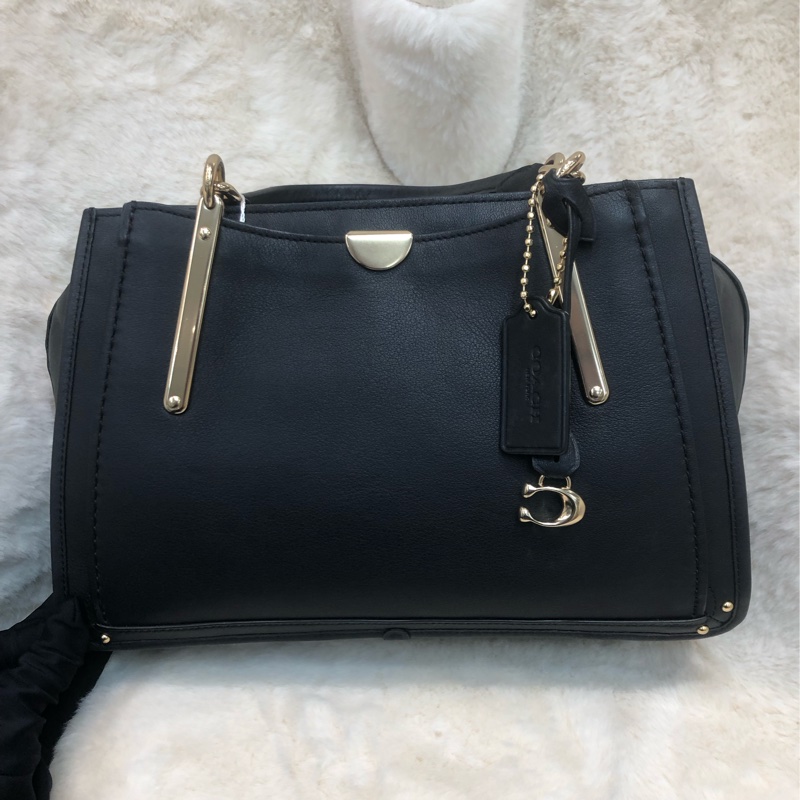 Coach 黑色淺金 2Way XC270-0