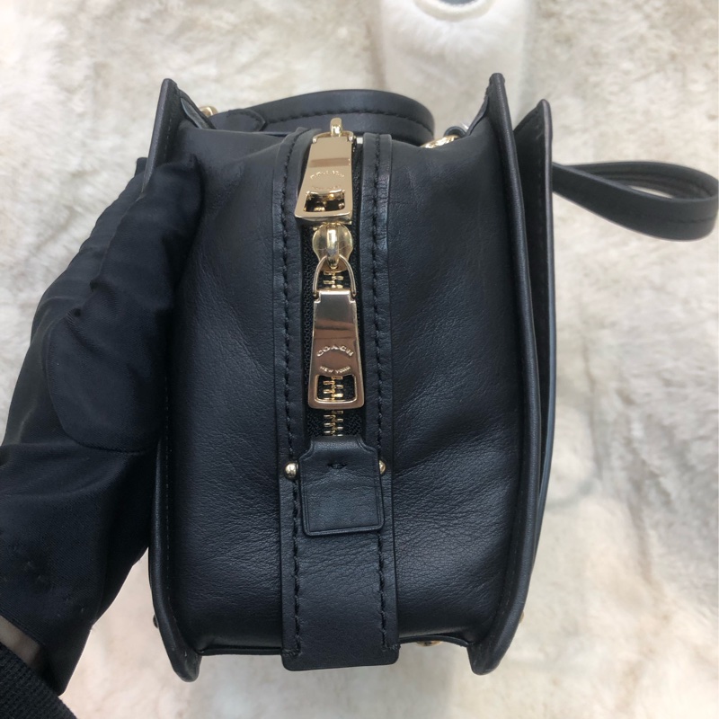 Coach 黑色淺金 2Way XC270-2