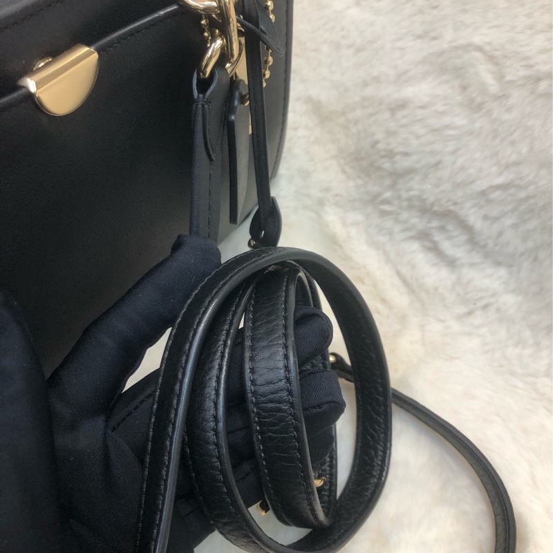 Coach 黑色淺金 2Way XC270-7