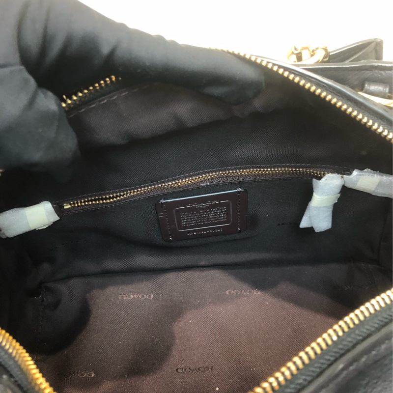 Coach 黑色淺金 2Way XC270-15