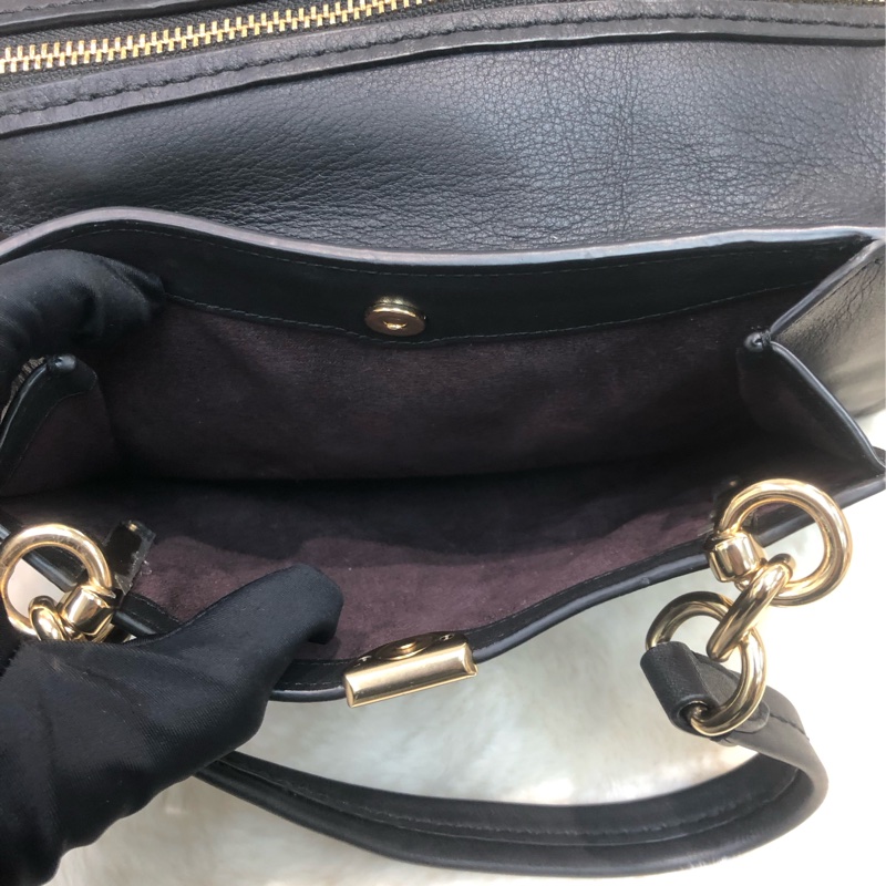 Coach 黑色淺金 2Way XC270-19