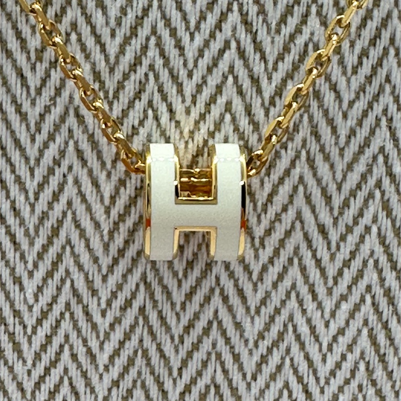 Hamers 愛馬仕 Mini pop 白/金配色 項鏈-1