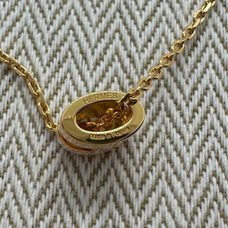 Hamers 愛馬仕 Mini pop 白/金配色 項鏈-2