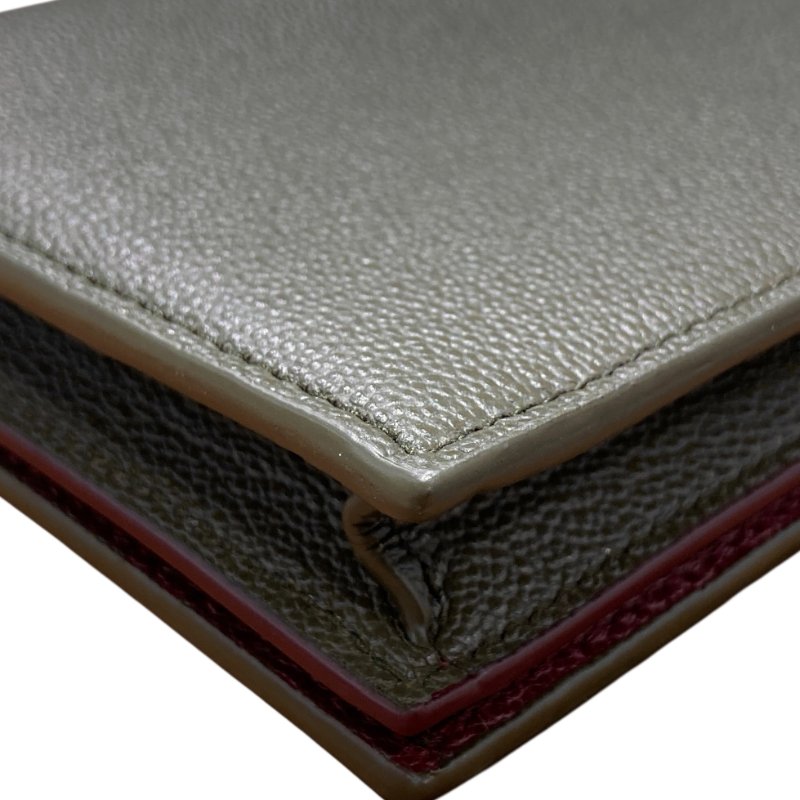 BVLGARI 寶格麗 293129 BVLGARI MAN 系列長夾 皮革 深綠色 銀釦-8