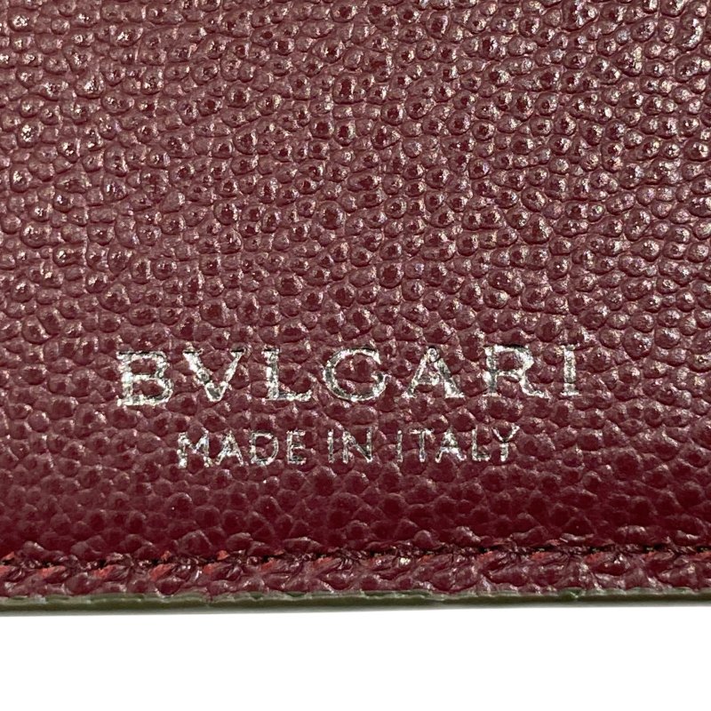 BVLGARI 寶格麗 293129 BVLGARI MAN 系列長夾 皮革 深綠色 銀釦-12