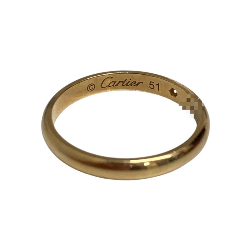 CARTIER 卡地亞 單鑽戒指  B4057651 黃金 #51-3
