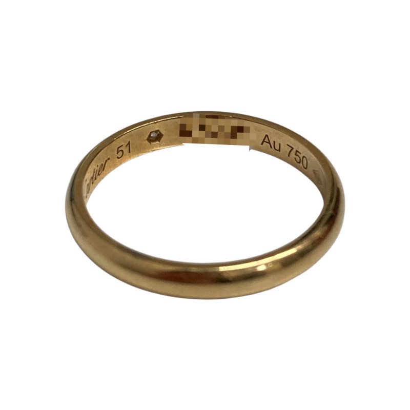 CARTIER 卡地亞 單鑽戒指  B4057651 黃金 #51-4