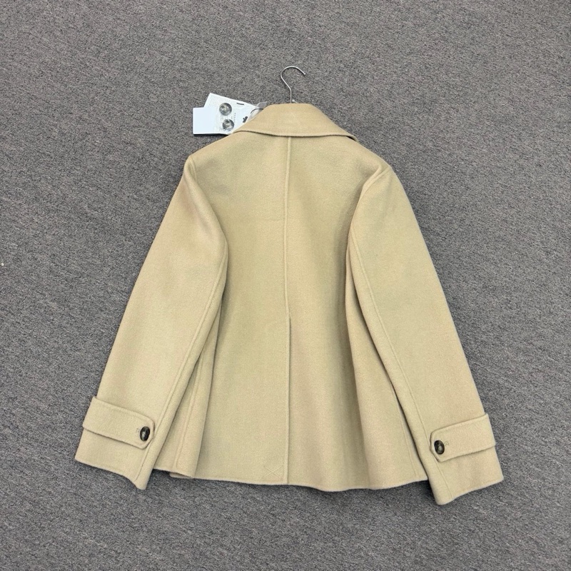 MaxMara -Fantino 駝色 雙排扣 羊毛外套 #34 36 38 40 42-3