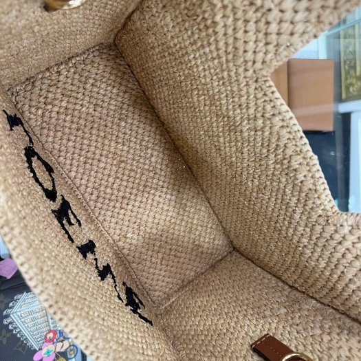 東區正精品㊣LOEWE A685B59X03 全新草編黑字手提包斜背包兩用包Small LOEWE Font Tote RZ4157-4