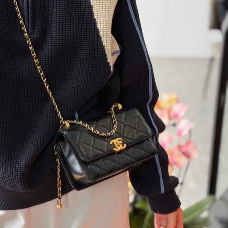 Chanel 雙金球小號-5