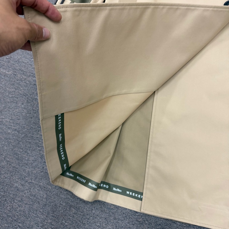 MaxMara -Canasta 拼色 風衣外套連腰帶#34 36 38 40 42-2