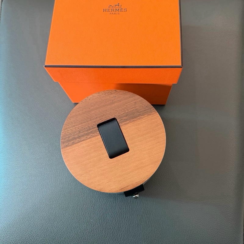 Hermes Heure H 腕錶 25mm 黑色金盤 Epsom皮 原價$32700-2