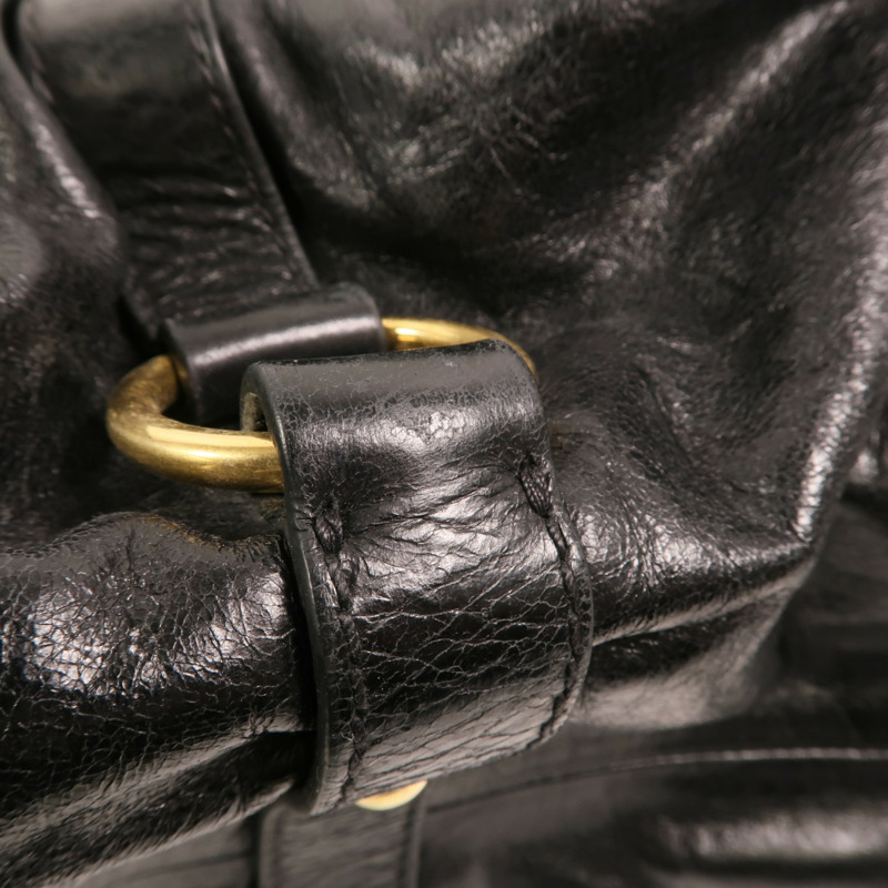 Miu Miu 牛皮皮革2 Way Shoulder金扣手挽肩背兩用袋-14