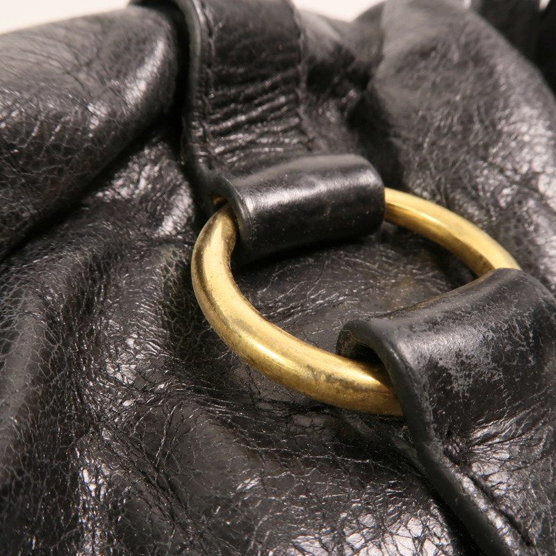 Miu Miu 牛皮皮革2 Way Shoulder金扣手挽肩背兩用袋-15