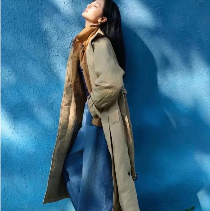 MaxMara -DIVA 米色 風衣外套 連束腰帶#34 36 38 40-5