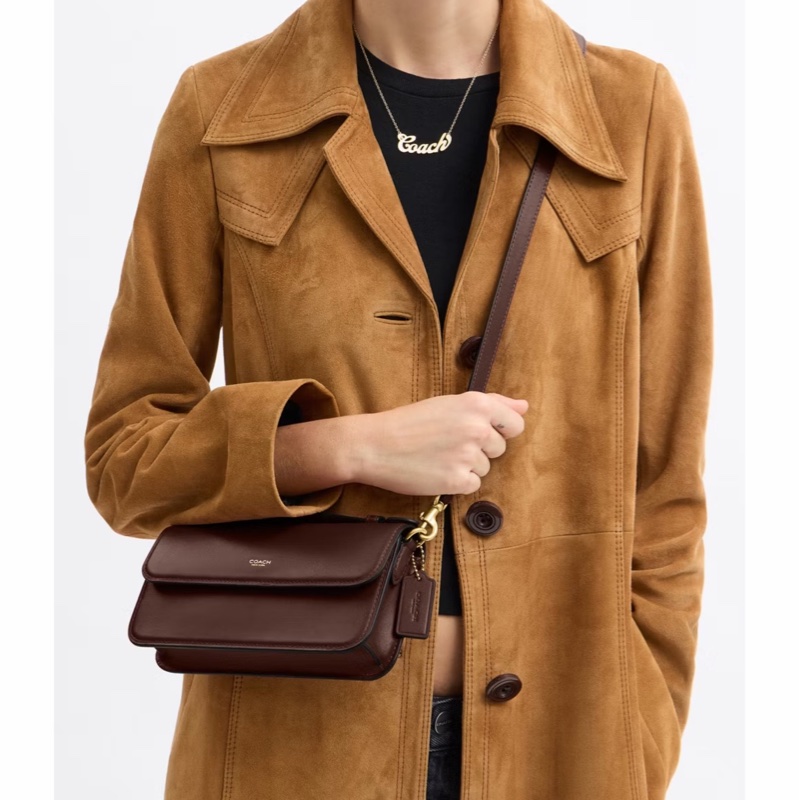 Coach 女士 Elora 頂部提手單肩包均碼碼21cm*4.5cm*11cm-5