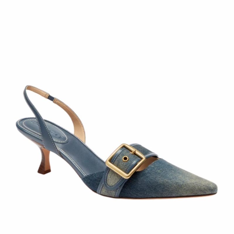 Coach 女士 Margot 牛仔高跟鞋US-5.5 US-6 US-8 US-9 US-10碼跟高: 5.7cm-0