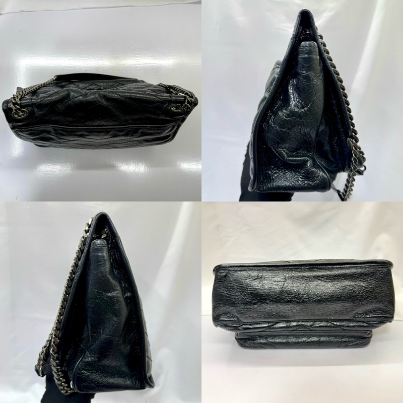 聖羅蘭 　YSL Niki 中號黑色鏈條翻蓋包-2