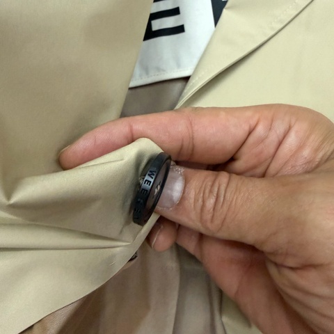 MaxMara -Ovatta 米色 100% 防水風衣外套 34 36 38 40 42