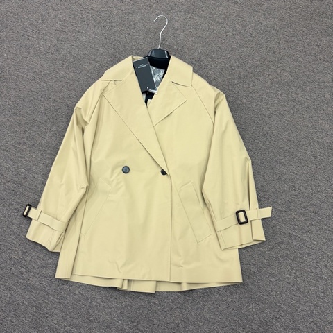 MaxMara -Ovatta 米色 100% 防水風衣外套 34 36 38 40 42
