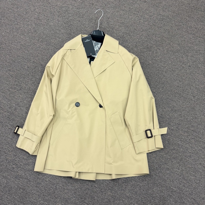 MaxMara -Ovatta 米色 100% 防水風衣外套 34 36 38 40 42-1
