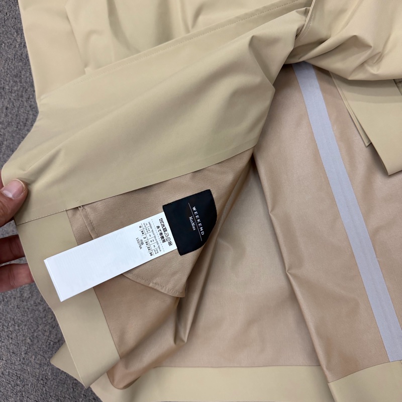 MaxMara -Ovatta 米色 100% 防水風衣外套 34 36 38 40 42-3