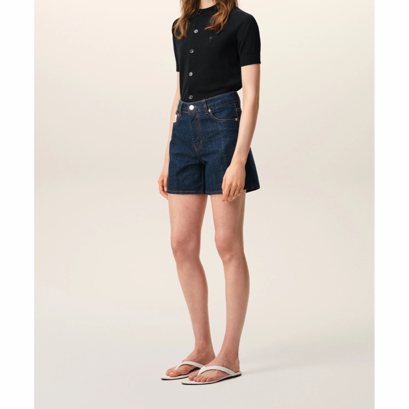 Ami Paris 女士 短袖Ami De Coeur開衫XXS XS S M L XL碼-1