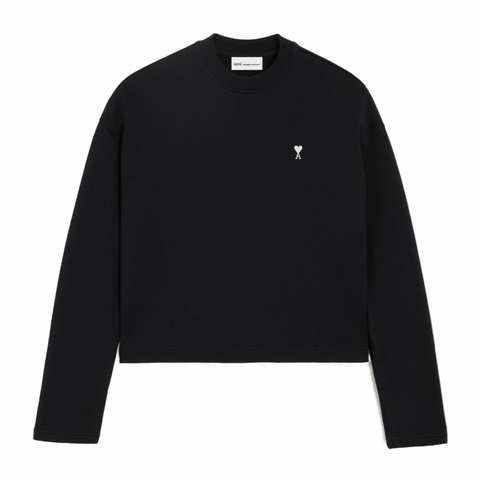 Ami Paris 女士 短款衛衣XXS XS S M L XL碼模特身高 175 CM，身穿 S 碼。