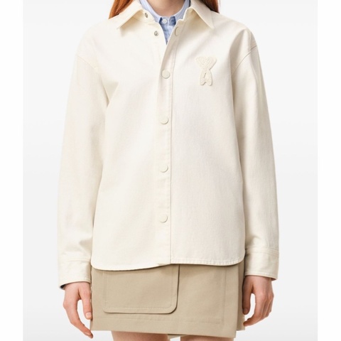 Ami Paris 男女同款 長袖襯衫XXS XS S M L XL XXL碼