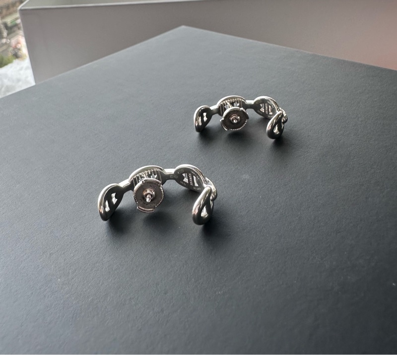 全新 Hermes 愛馬仕 Chaine d'ancre Enchainee爬耳式耳環-1