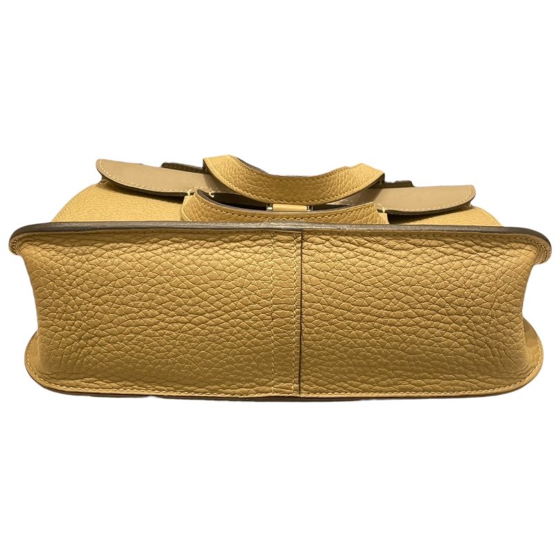 HERMES 愛馬仕 HALZAN 25 哈拉贊 肩背包 TOGO 風衣灰 銀釦-5