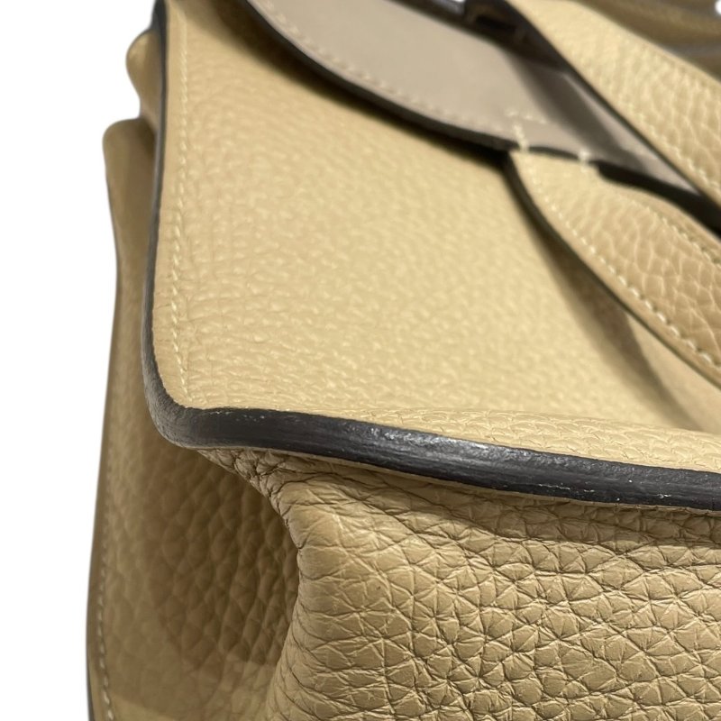 HERMES 愛馬仕 HALZAN 25 哈拉贊 肩背包 TOGO 風衣灰 銀釦-6